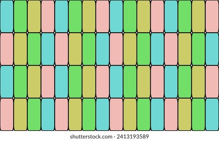 seamless pattern with colorful squares, sweet pink blue yellow green background patter, wall block pattern as seamless repeat style, replete image design for fabric printing