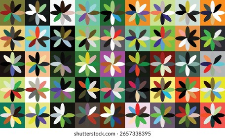 Patrón sin fisuras con estrellas de colores