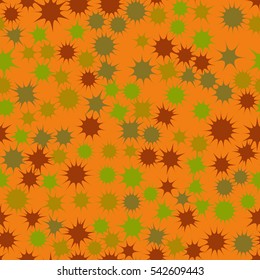 Seamless pattern of colorful stars.