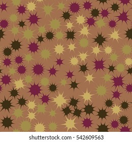 Seamless pattern of colorful stars.