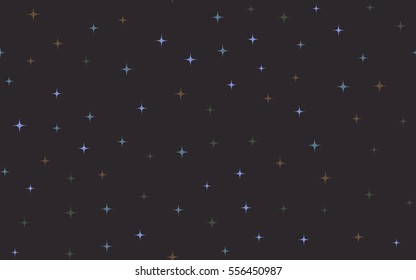Seamless pattern of colorful stars.