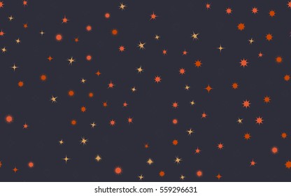 Seamless pattern of colorful stars.