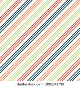 Seamless pattern with colorful stripes