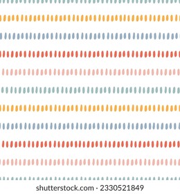 Seamless pattern with colorful stripes