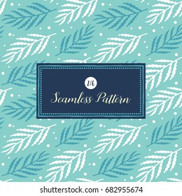 Patrón sin foco. Ilustración colorida en verano con elementos florales.