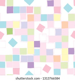 Seamless pattern colorful tessera. Vector background.