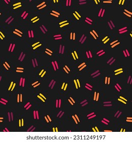 Seamless pattern with colorful tiny lines