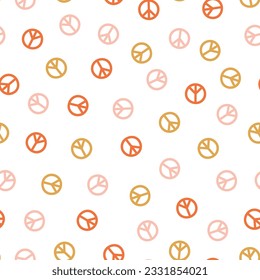 Seamless pattern with colorful tiny symbols