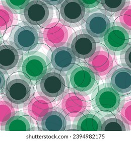 Seamless pattern with colorful triangles.  Retro mid century wallpapers.