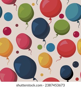 Seamless pattern with colorful pattern. Vector illustration. 