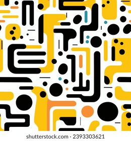 Seamless pattern colorful with wave line for trendy textile, fabric, wrapping for web, poster, textile, print and other design.