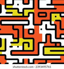 Seamless pattern colorful with wave line for trendy textile, fabric, wrapping for web, poster, textile, print and other design.