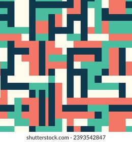 Seamless pattern colorful with wave line for trendy textile, fabric, wrapping for web, poster, textile, print and other design.