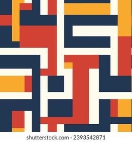 Seamless pattern colorful with wave line for trendy textile, fabric, wrapping for web, poster, textile, print and other design.