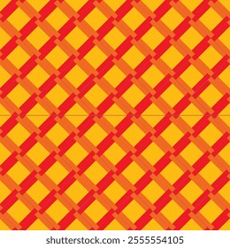 seamless pattern is colorful yellow and red happy new year 2025