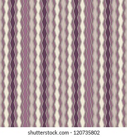 Seamless pattern with colorful zigzag stripes. Corrugated texture. Pinstripe print