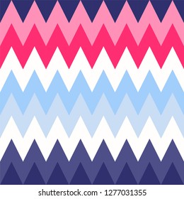 seamless pattern of colorful zigzags