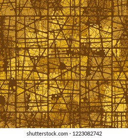 Seamless pattern. Colors of the autumn landscape. Editing is available.