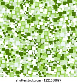 Seamless pattern. Colors of fresh foliage. Camouflage. Editable.