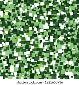 Seamless pattern. Colors of fresh foliage. Camouflage. Editable.