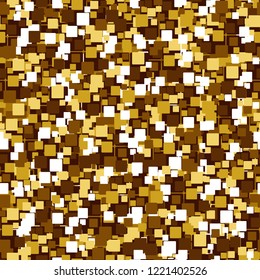 Seamless pattern. The colors of gold. Camouflage. Editable.