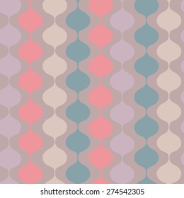 Seamless pattern with colors wavy figures.