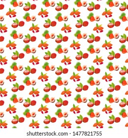 Seamless pattern of coloured  nuts , for wrapping paper, wallpaper, fabric pattern, backdrop, print, gift wrap, cover of notebook, envelope

