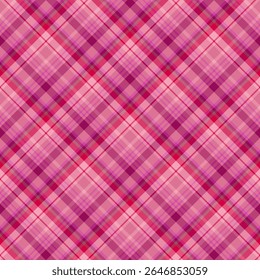 Patrón sin costuras en colores rosados cómodos para cuadros, tela, textiles, ropa, mantel y otras cosas. Imagen de Vector. 2.