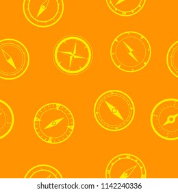 Seamless pattern with compass for your design