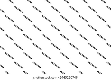 Seamless pattern completely filled with outlines of soldering iron symbols. Elements are evenly spaced. Vector illustration on white background