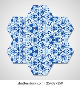 Seamless pattern composed of color abstract elements located on a white background. Useful as design element for texture, pattern and artistic compositions. Vector illustration.