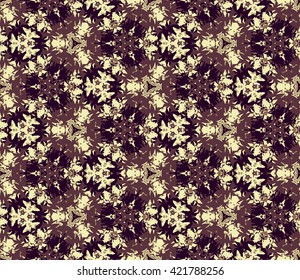 Seamless pattern composed of color abstract elements. Useful as design element for texture, pattern and artistic compositions. Vector illustration.