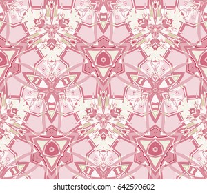 Seamless pattern. Composed of color abstract shapes. Useful as design element for texture and artistic compositions.