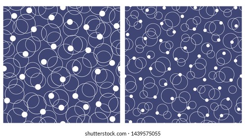 Seamless pattern composed of geometric patterns