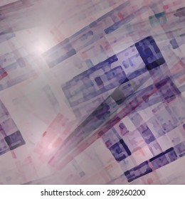 Seamless pattern. Composition of abstract radial grid and lights as a concept metaphor for technology, science and entertainment