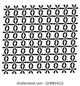 seamless pattern Concentric radial element. Radiating abstract geometric element