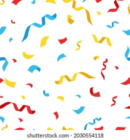 Seamless pattern with Confetti pattern. Backgroun image vector.