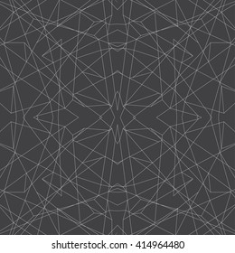 Seamless pattern of confused lines. Abstract texture. Vector illustration