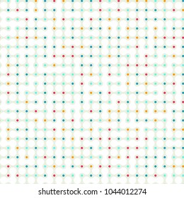 Seamless pattern from connected circles. Technological concept background with modern colored integrated metaballs for your web-site.  Vector illustration