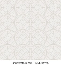 Seamless pattern consisting of abstract shapes. Light gray colors.