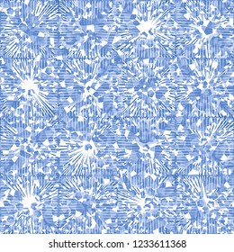 Seamless pattern consisting of broken pentagons. The background is a texture from square suns. In the foreground hatching. Camouflage style.