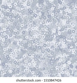 Seamless pattern consisting of checkered background and rounded holey squares scattered randomly. Winter paints.