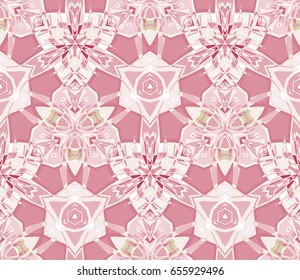 Seamless pattern consisting of color abstract shapes. Useful as design element for texture and artistic compositions.