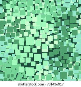 A seamless pattern consisting of colored rounded squares. Texture for clothes, design, computer games, tourist things, backgrounds for websites. Contains six colors.