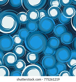 A seamless pattern consisting of colored vortexes is randomly arranged.