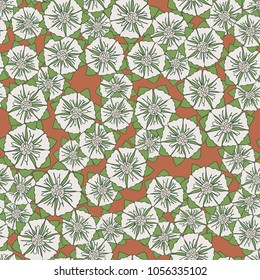 A seamless pattern consisting of randomly arranged fictitious colors.
Fashionable texture for wallpaper, fabrics and backgrounds.