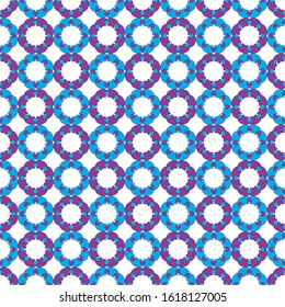 A seamless pattern consisting of repeating shapes. Simple pattern for the background. Color. Geometrically correct.