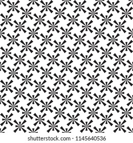 The seamless pattern consisting of simple geometrical figures.  Is suitable for packing, cards, wall-paper, texture, fabric. Vector illustrations.