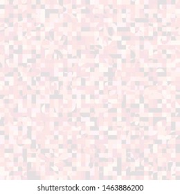 Seamless pattern consisting of small squares painted in pale colors. The figure shows abstract blots.