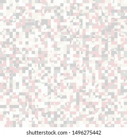Seamless pattern consisting of small squares painted in pale colors. The figure shows abstract blots.